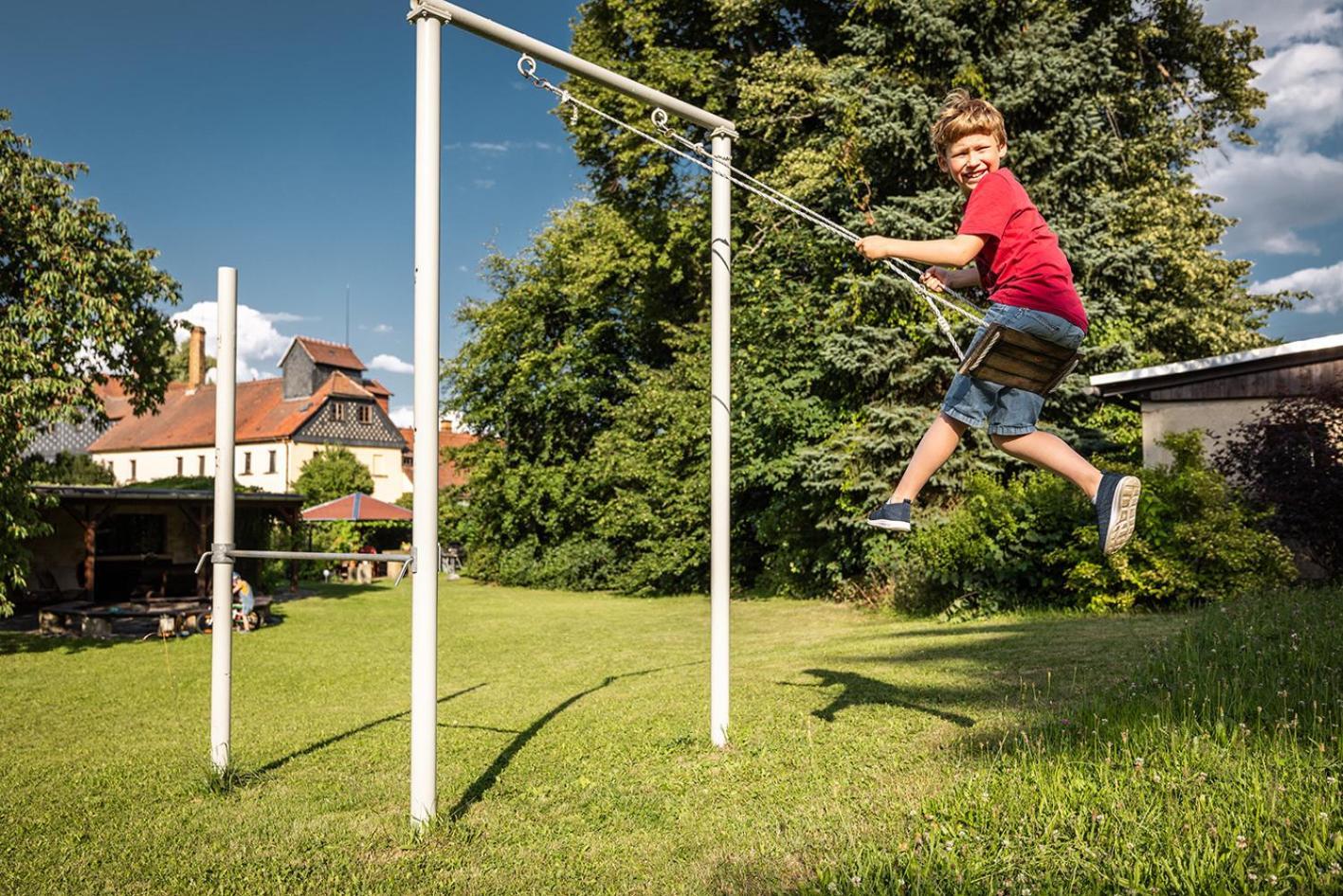 Komfort-Ferienwohnung "Zur Schmiedebruecke" Großschönau Exterior foto
